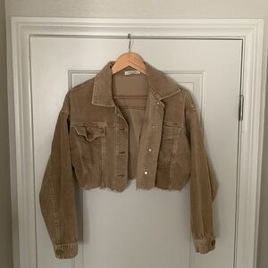 Corduroy Cropped Jacket 12th Tribe